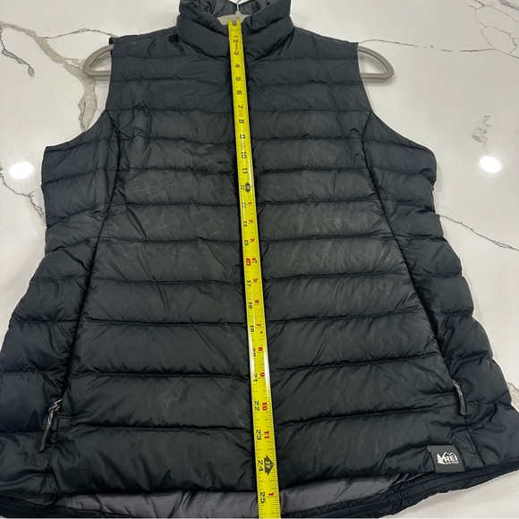 REI Co-op 650 Down Vest 2.0 Black Puffer Full Zip Women's Medium - Picture 5 of 6